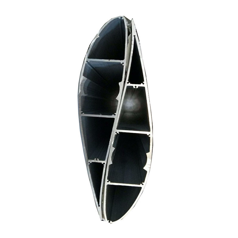 Piezas de ventilador de aluminio Aspas de ventilador de perfil aerodinámico