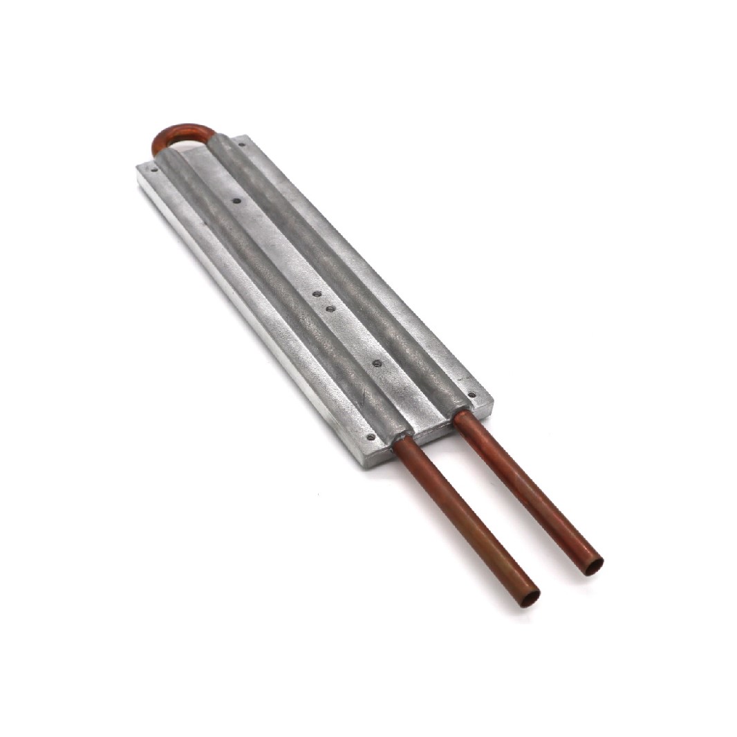 Placa de enfriamiento en frío de tubo de cobre de aleación de aluminio