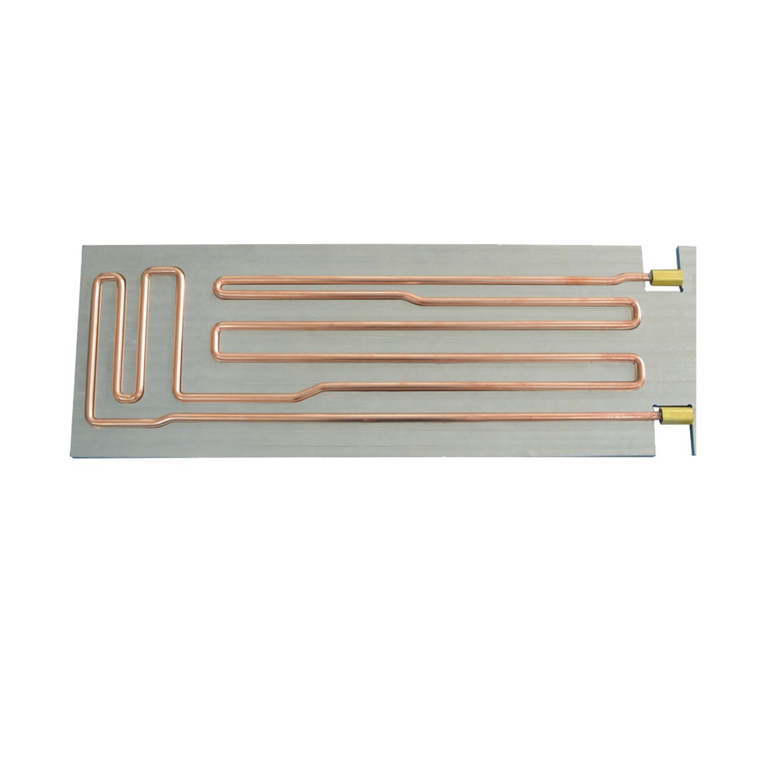 Placa de bloque frío líquido de tubo de cobre Igbt de 1kw