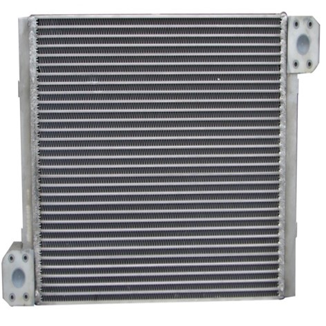 Intercambiador de calor aire-aire con aletas de placa de aluminio
