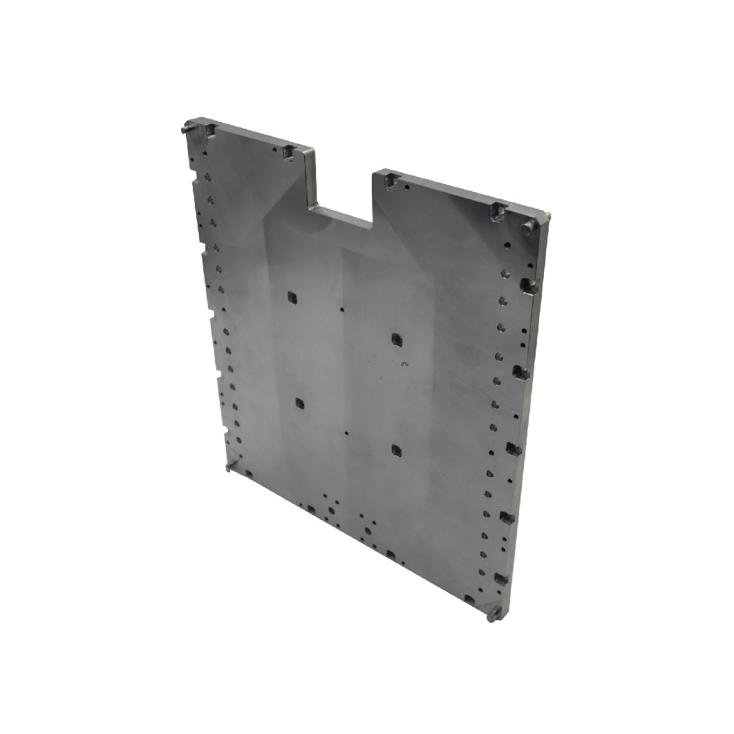 Bloque de refrigeración por agua de aluminio mecanizado CNC 