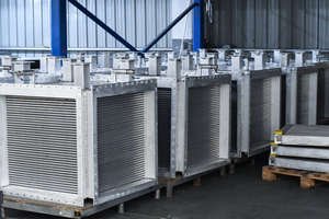Intercambiador de calor aire-aire de placa de flujo transversal de aluminio OEM