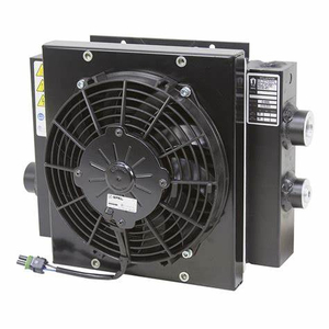 Intercambiador de calor de aletas de ventilador eléctrico de aluminio OEM