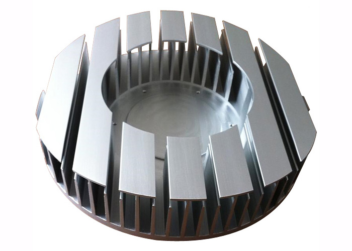 Extrusión de disipador térmico de intercambiador de calor de aluminio